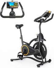 Load image into Gallery viewer, Exercise Bike,Stationary Bikes for Home,Adjustable Workout Bike, Professional Exercise Bikes for Home, Efficient Workout Bike with Smartphone Mount & Digital Pulse Display