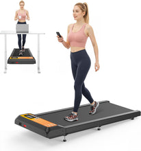Load image into Gallery viewer, Walking Pad with Incline and Handle Bar, 3 in 1 Under Desk Treadmill with Handles, 2.5HP Low Noise Treadmills for Home Small Space with Remote Control, Portable Treadmills for Home Office