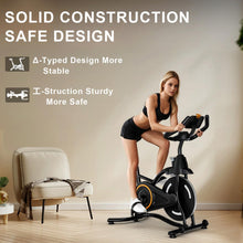 Load image into Gallery viewer, Exercise Bike,Stationary Bikes for Home,Adjustable Workout Bike, Professional Exercise Bikes for Home, Efficient Workout Bike with Smartphone Mount & Digital Pulse Display