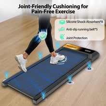 Load image into Gallery viewer, Under Desk Treadmill, 2.5 HP 265 Lbs Low Noise Walking Pad Treadmill LED Display with Remote Control Walking Jogging Running Machine, Incline Treadmills for Home and Office