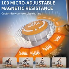 Load image into Gallery viewer, Exercise Bike,Stationary Bikes for Home,Adjustable Workout Bike, Professional Exercise Bikes for Home, Efficient Workout Bike with Smartphone Mount & Digital Pulse Display