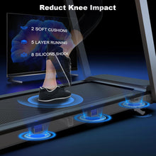 Load image into Gallery viewer, Premium Home Treadmill with Incline – Supports Up to 265 lbs, Adjustable Incline for Maximum Calorie Burn, High-Performance Treadmill for Fitness Enthusiasts – Elevate Your Workout