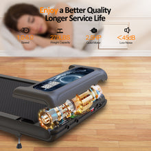 Load image into Gallery viewer, Treadmill Under Desk Walking Pad,2 in 1 Folding Treadmill for Home/Office with Remote Control and APP