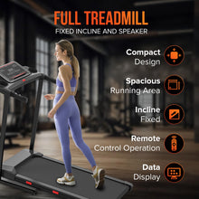 Load image into Gallery viewer, Premium Home Treadmill with Incline Adjustable Incline for Maximum Calorie Burn, High-Performance Treadmill for Fitness Enthusiasts – Elevate Your Workout