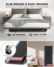 Load image into Gallery viewer, 3 in 1 Treadmill, Portable Under Desk Walking Pad with Incline for Home/Office, Remote Control, LED Display