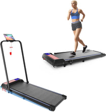 Load image into Gallery viewer, Treadmill Under Desk Walking Pad,2 in 1 Folding Treadmill for Home/Office with Remote Control and APP,LED Display