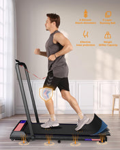 Load image into Gallery viewer, Treadmill Under Desk Walking Pad,2 in 1 Folding Treadmill for Home/Office with Remote Control and APP,LED Display