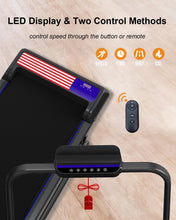 Load image into Gallery viewer, Treadmill Under Desk Walking Pad,2 in 1 Folding Treadmill for Home/Office with Remote Control and APP,LED Display