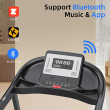 Load image into Gallery viewer, Portable Treadmill for Home Fitness, Walking or Running with Incline,265 lb Capacity, Bluetooth Enabled, Pulse Sensors