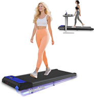 Walking Pad Treadmill, Under Desk Treadmills with Incline for Home Office,2.5 HP Portable Walking Machine with 265 LBS, Remote Control, LED Display