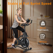 Load image into Gallery viewer, Exercise Bike,Stationary Bikes for Home,Adjustable Workout Bike, Professional Exercise Bikes for Home, Efficient Workout Bike with Smartphone Mount &amp; Digital Pulse Display
