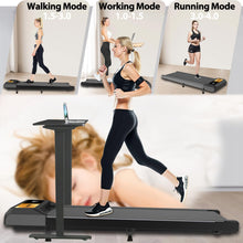 Load image into Gallery viewer, Under Desk Treadmill, 2.5 HP 265 Lbs Low Noise Walking Pad Treadmill LED Display with Remote Control Walking Jogging Running Machine, Incline Treadmills for Home and Office
