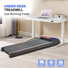 Load image into Gallery viewer, Walking Pad Treadmill, Portable Small Treadmills for Home &amp; Office, 2.5HP Low Noise Treadmill with Remote Control, Compact Design
