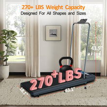 Load image into Gallery viewer, Treadmill Under Desk Walking Pad,2 in 1 Folding Treadmill for Home/Office with Remote Control and APP
