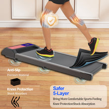 Load image into Gallery viewer, Walking Pad Treadmill, Portable Small Treadmills for Home &amp; Office, 2.5HP Low Noise Treadmill with Remote Control, Compact Design
