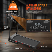 Load image into Gallery viewer, Premium Home Treadmill with Incline Adjustable Incline for Maximum Calorie Burn, High-Performance Treadmill for Fitness Enthusiasts – Elevate Your Workout
