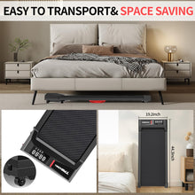 Load image into Gallery viewer, Portable Walking Pad Treadmill for Home &amp; Office,0.6-3.8MPH Speed, 2.5HP Under Desk Treadmill with Remote Control, Compact Design, LED Display, 260 lbs Max Weight Capacity
