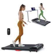 Portable Walking Pad Treadmill for Home & Office,0.6-3.8MPH Speed, 2.5HP Under Desk Treadmill with Remote Control, Compact Design, LED Display, 260 lbs Max Weight Capacity