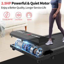 Load image into Gallery viewer, Portable Walking Pad Treadmill for Home &amp; Office,0.6-3.8MPH Speed, 2.5HP Under Desk Treadmill with Remote Control, Compact Design, LED Display, 260 lbs Max Weight Capacity
