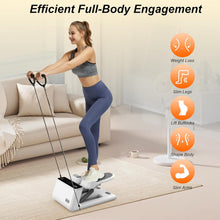 Load image into Gallery viewer, Steppers for Exercise at Home,Mini Stepper, Weight Capacity 330 LBS, with LED Smart Display,Stepper with Resistance Bands
