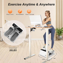 Load image into Gallery viewer, Steppers for Exercise at Home,Mini Stepper, Weight Capacity 330 LBS, with LED Smart Display,Stepper with Resistance Bands
