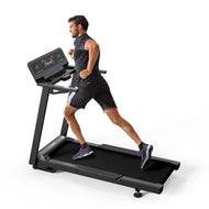 Upreign Auto Incline Treadmill, 10% Incline Heavyduty Treadmill with Pulse Sensor, 4.0HP, 10 MPH, 450 lbs Capacity, 20'' x 55'' Running Area Treadmill with Bluetooth Player & LED Display